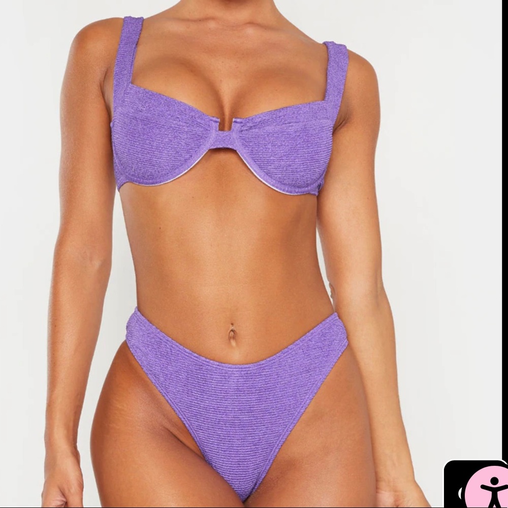 Purple bikini